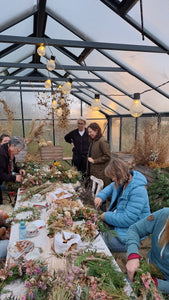 Adventskränzeln im Glashaus